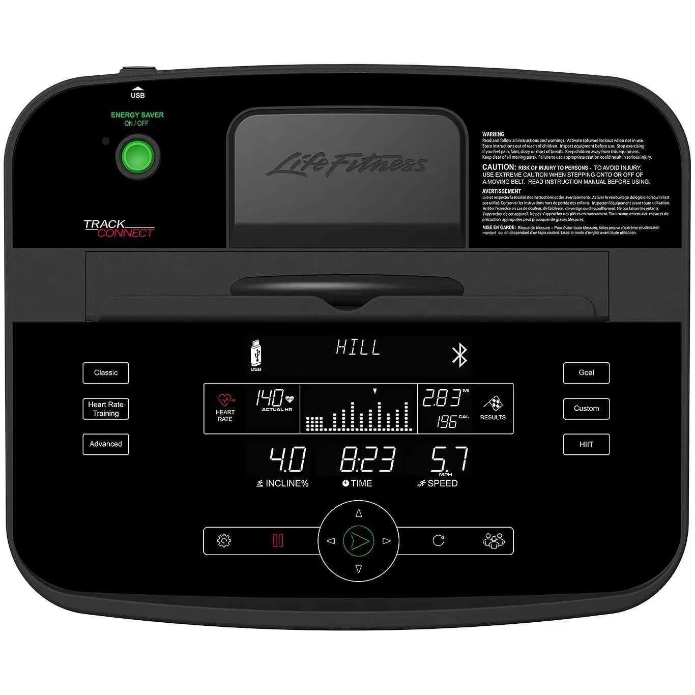 Life Fitness T3 Treadmill - Base+Track
