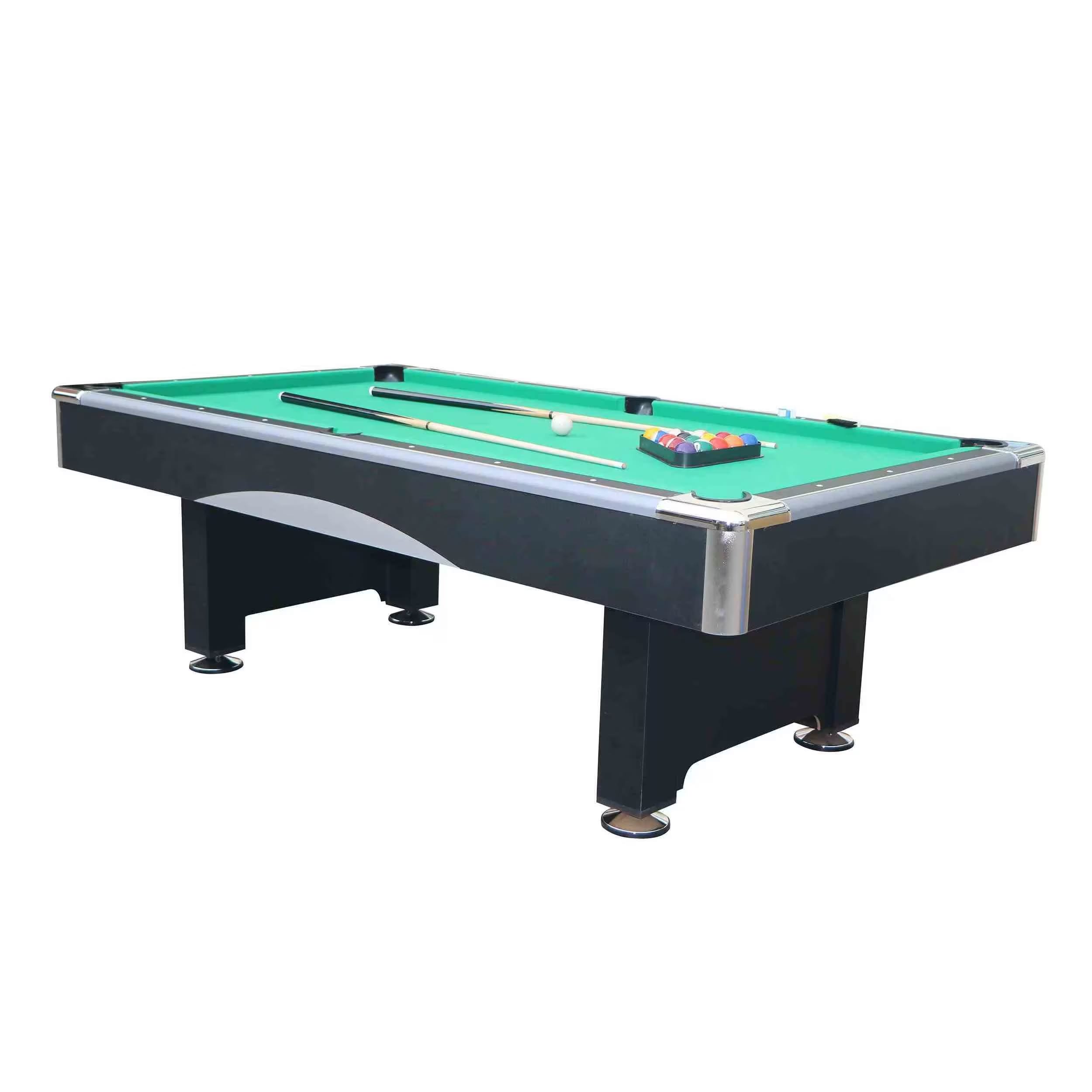 Murano Wooden Pool/Billiard Table, Green, 9 Feet