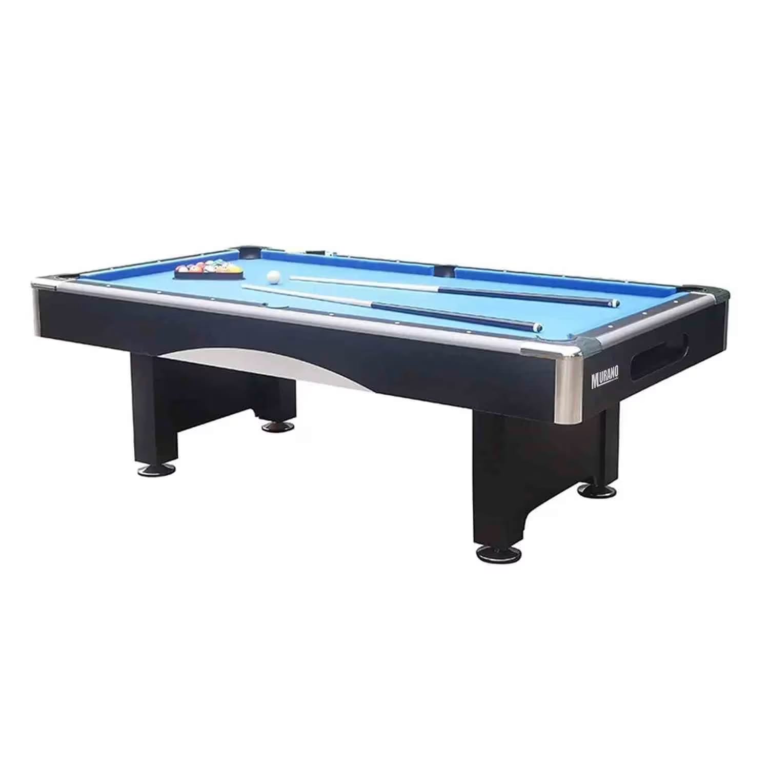 Murano Wooden Pool/Billiard Table, Blue, 9 Feet
