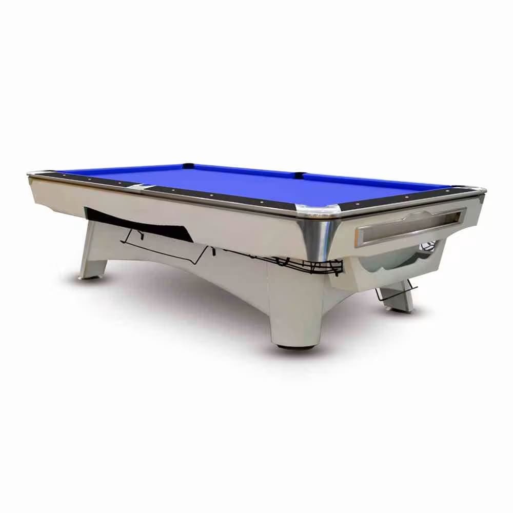 Victory Crown Dynasty 9ft Marble Top Pool Table, White