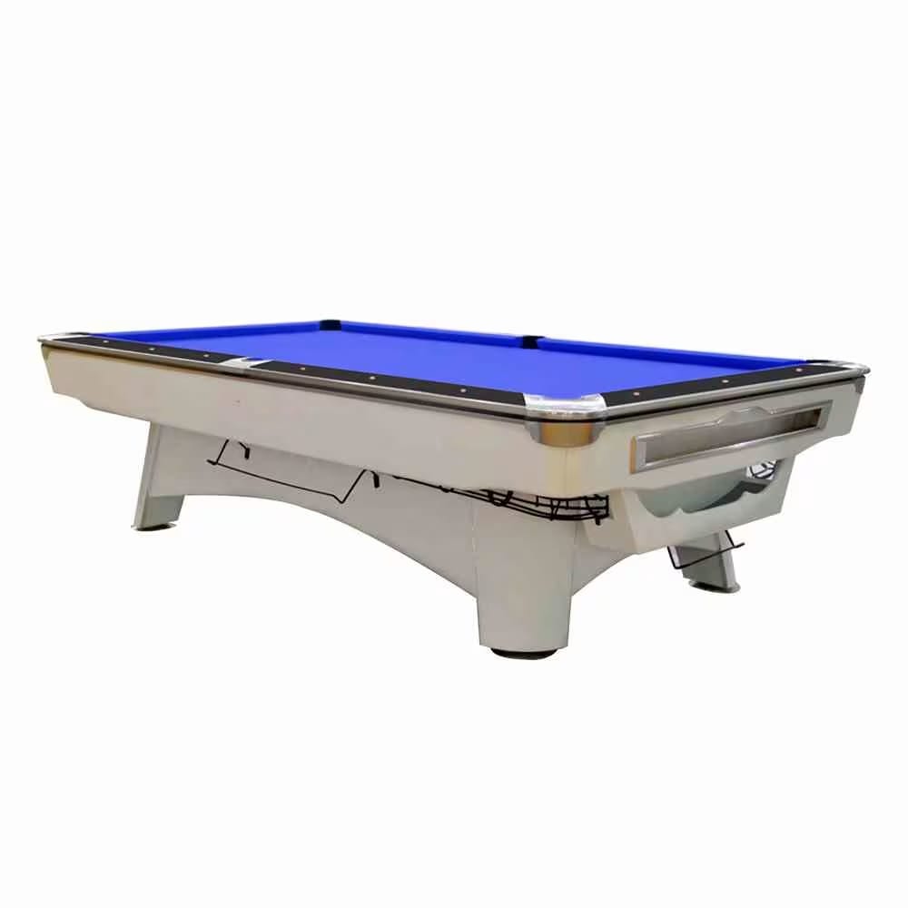 Victory Crown Dynasty 9ft Marble Top Pool Table, White
