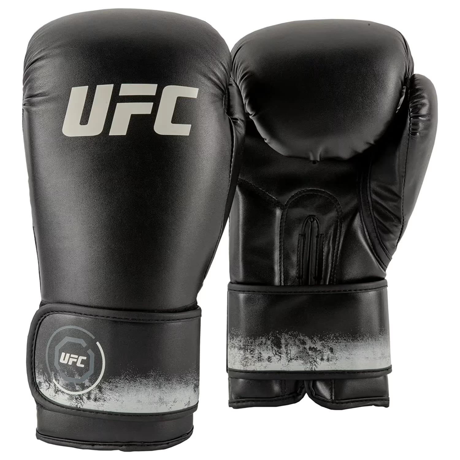 UFC Octagon Lava Boxing Gloves, Black, 16 Oz