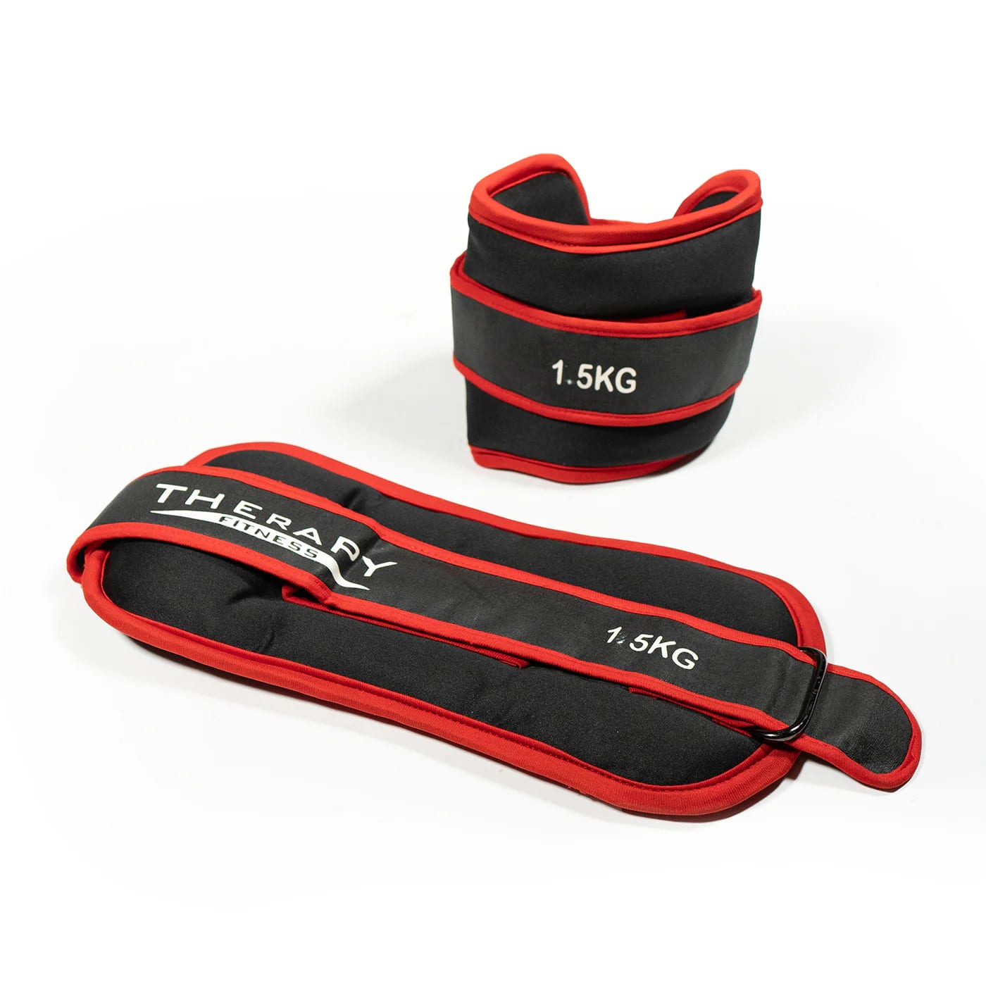 Therapy Fitness Ankle Weight (Red/Black) - 1.5 KG