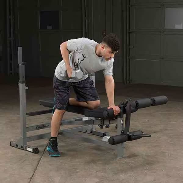 Body-Solid Power Center Olympic Combo Bench GDIB46L with Leg Dev 