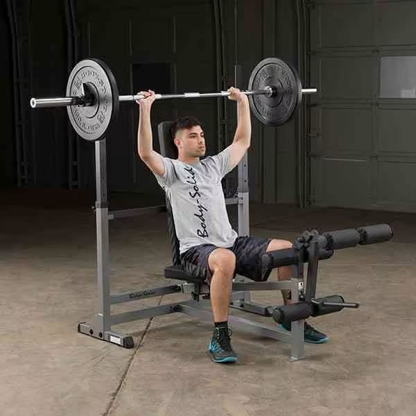 Body-Solid Power Center Olympic Combo Bench GDIB46L with Leg Dev 