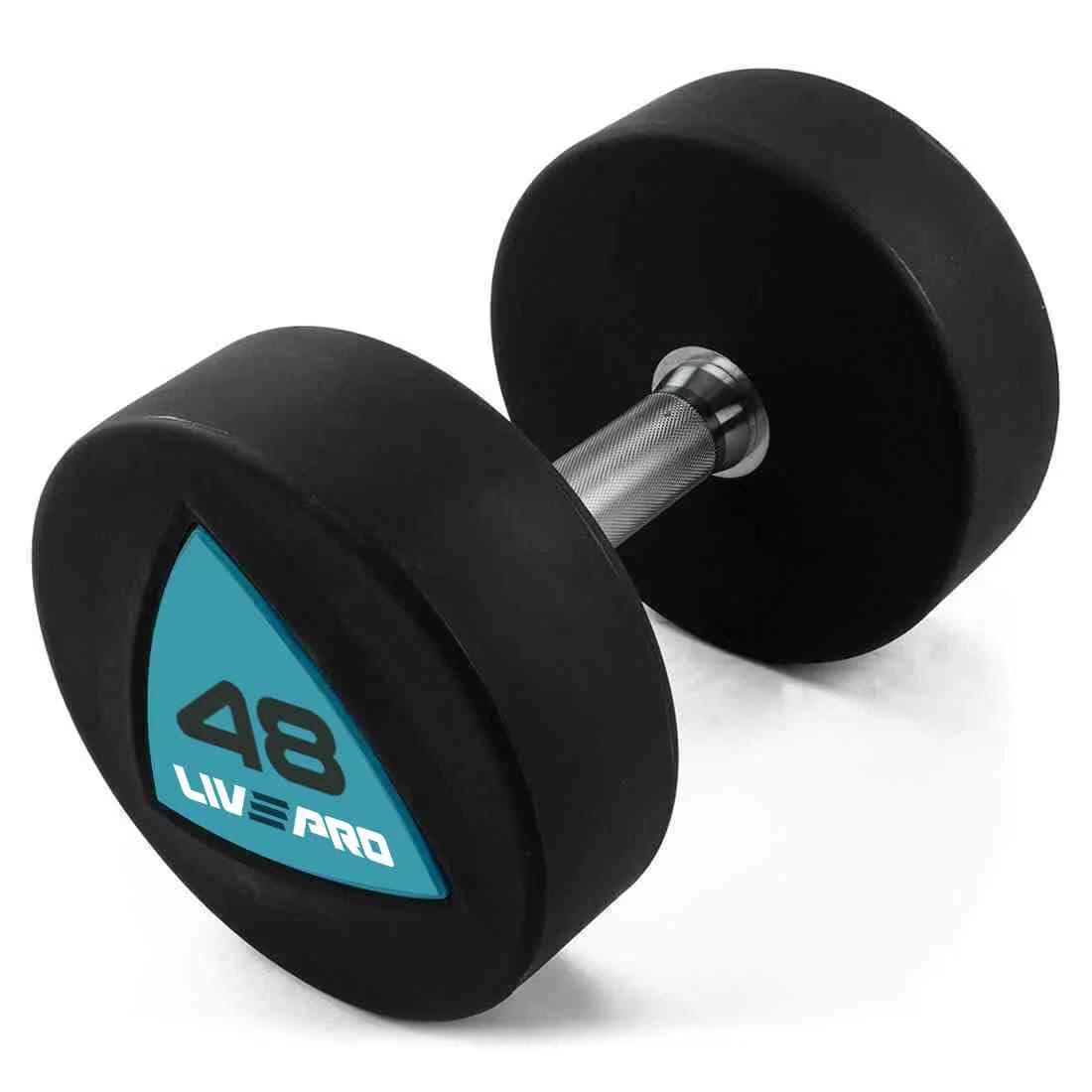 Livepro Urethane Dumbbell Pair - LP8002, 48KG