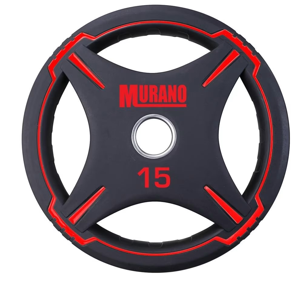 Murano TPU Olympic Rubber Weight plate 15 Kg