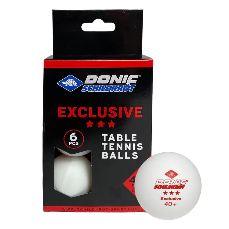 Donic Table Tennis Ball Exclusive 3*40+ Red