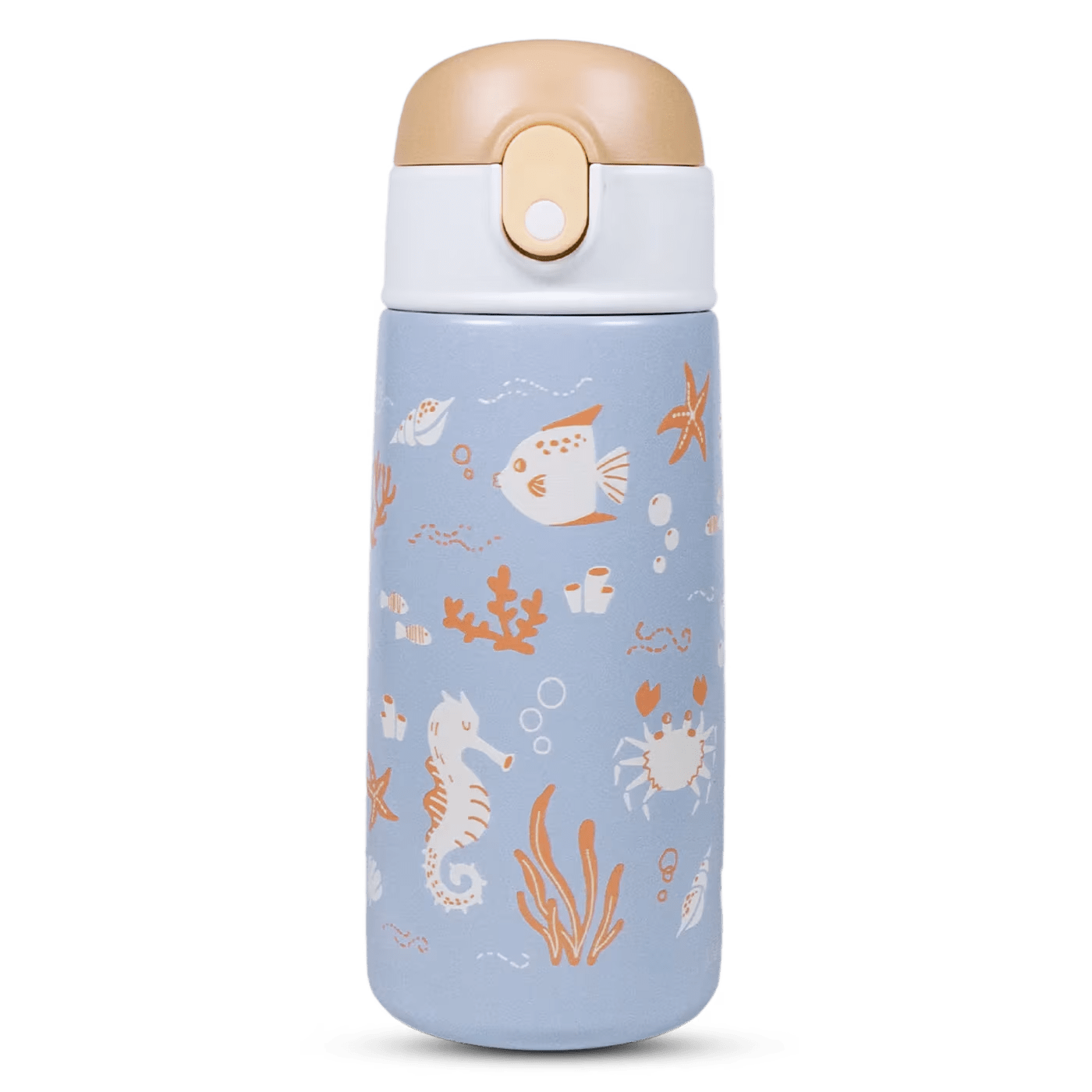 WAICEE Lavender Sea shore Reusable Bottle - 16Oz/480ml
