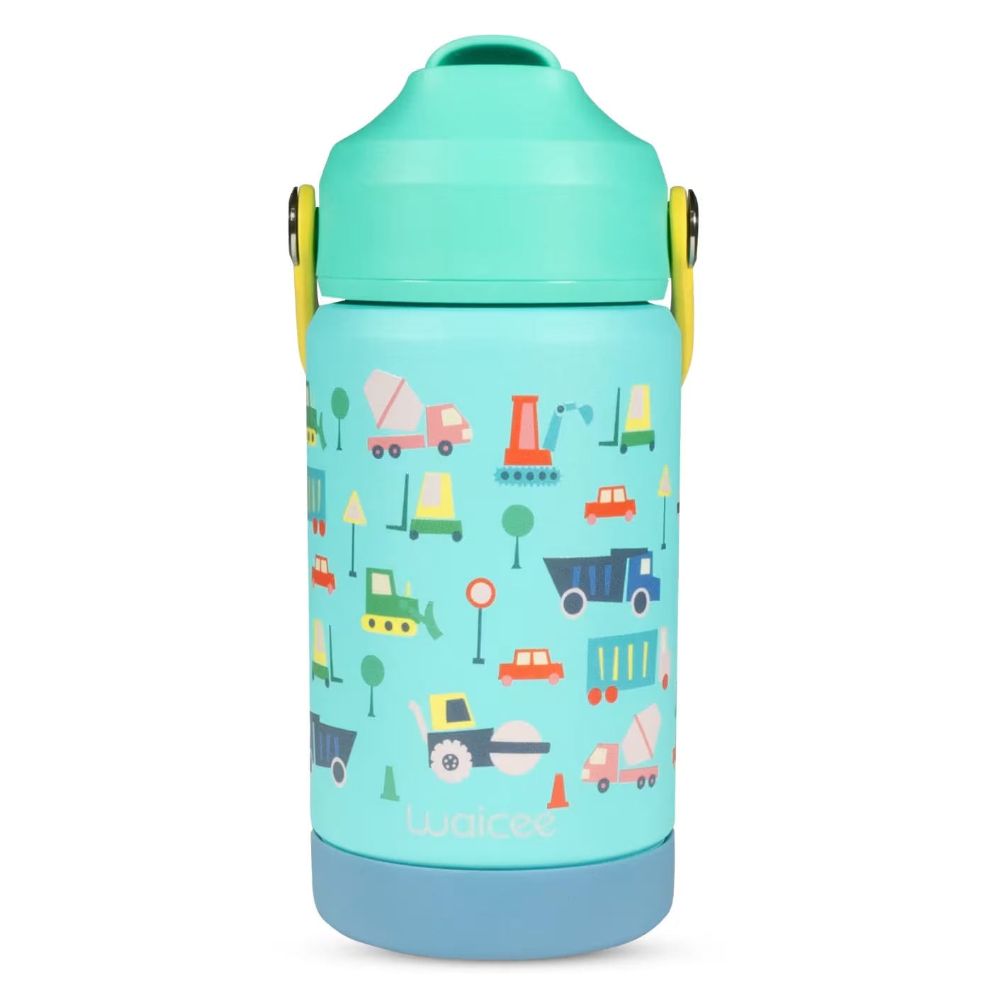 WAICEE Blue Horizon Vehicles 2.0 Water Bottle with Handle - 12Oz/350ml