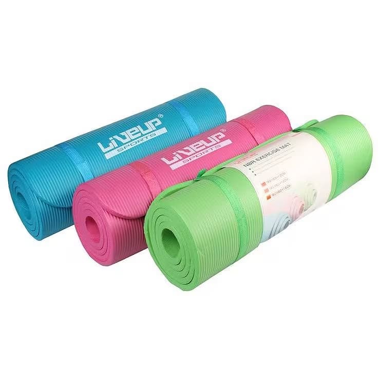 LiveUp NBR Mat | LS3257 180 x 60 x 1.2 cm Blue