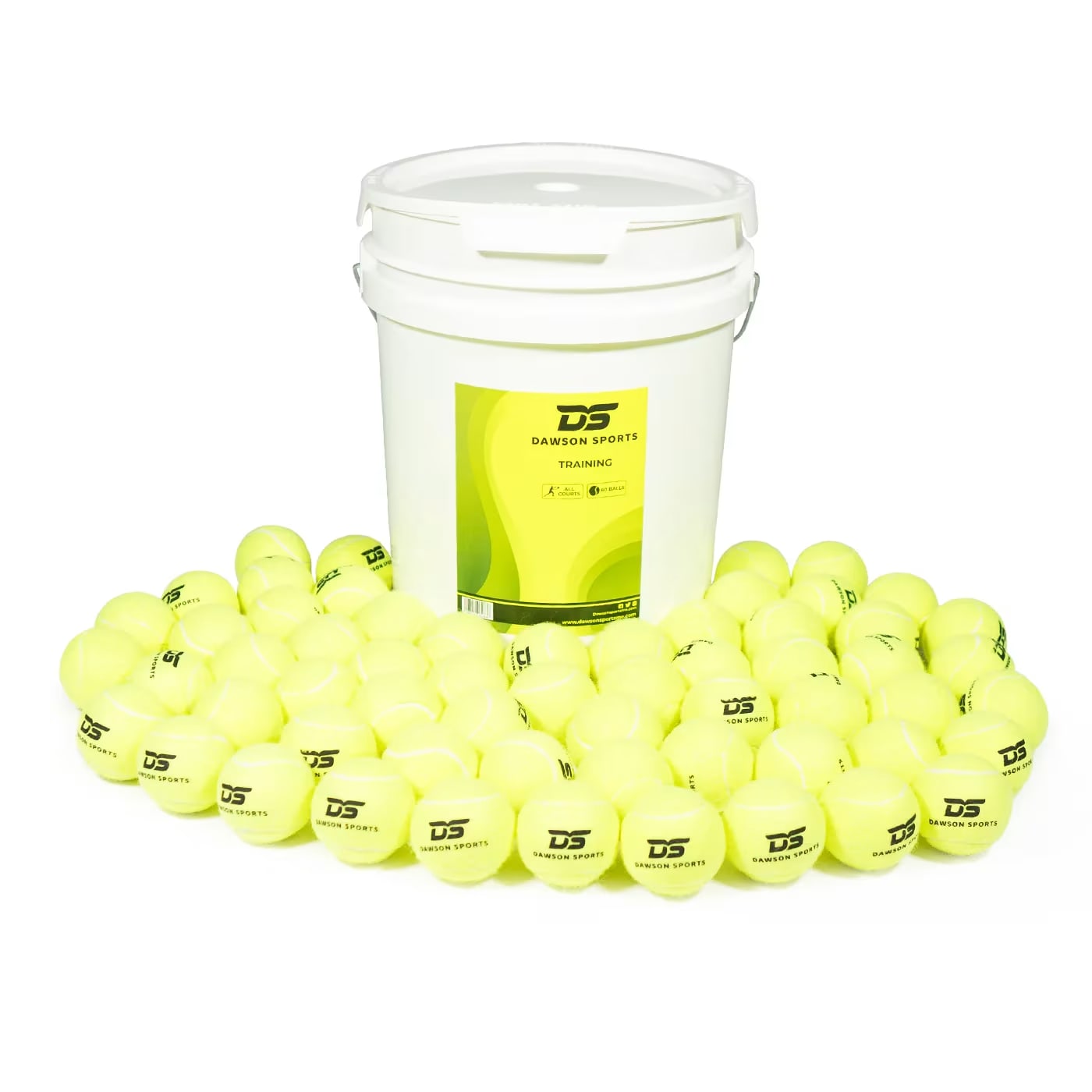 Dawson Sports Tennis Balls - Bucket of 60