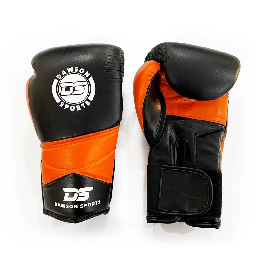 Dawson Sports Professional Training Gloves  14 oz - Black/Orange