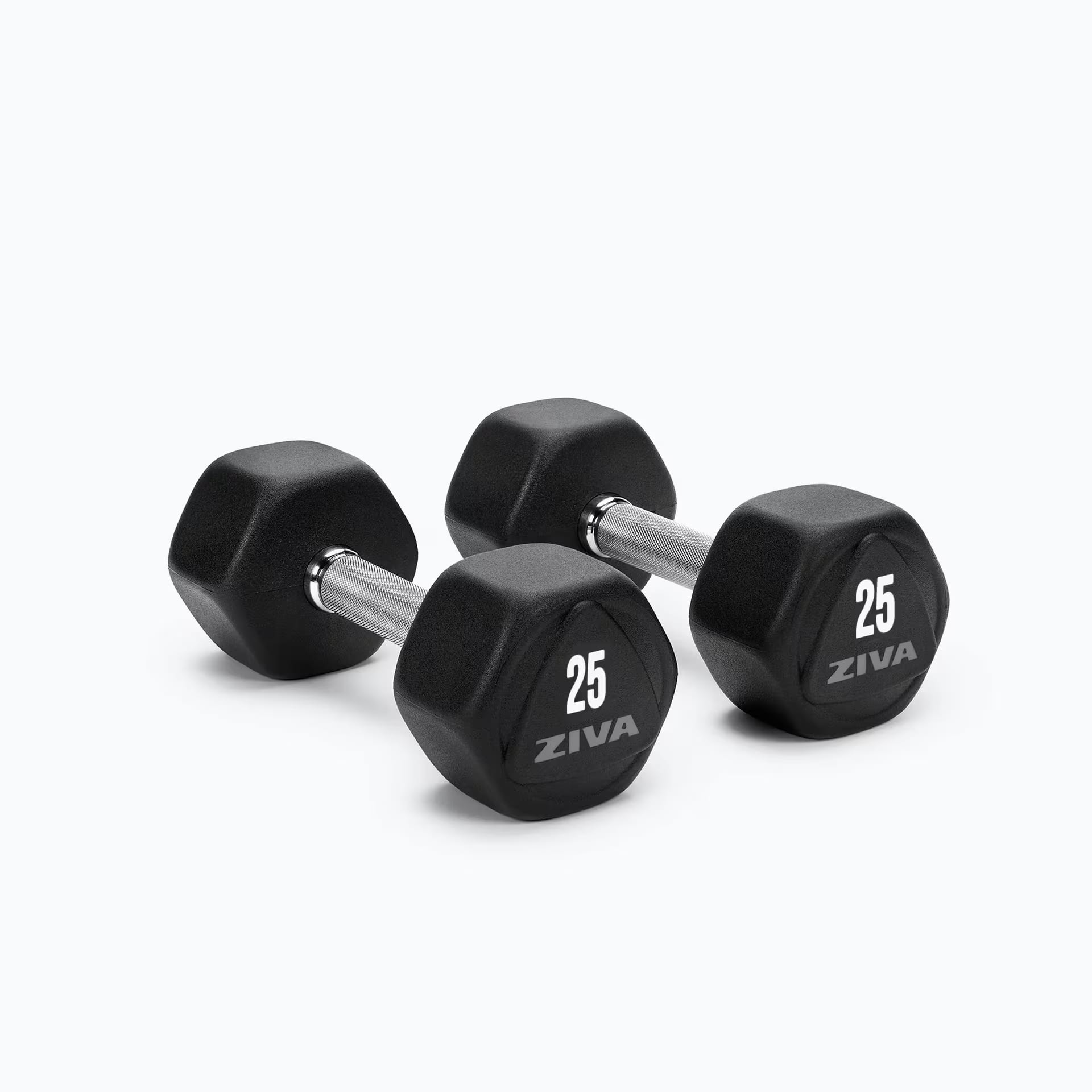 Ziva Performance Hexagon RPU Dumbbells 25kg