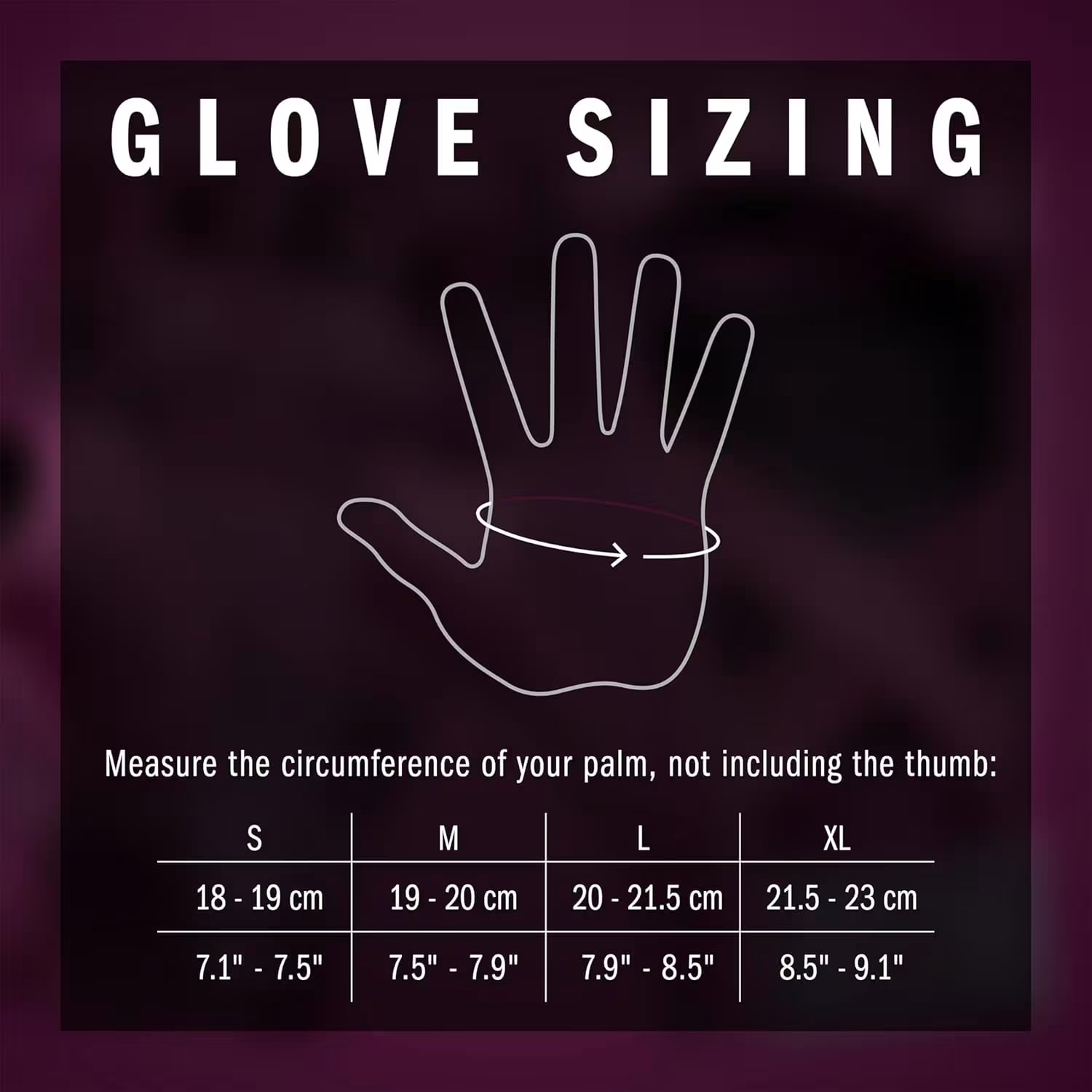 Women's Training Gloves - Crimson - XL