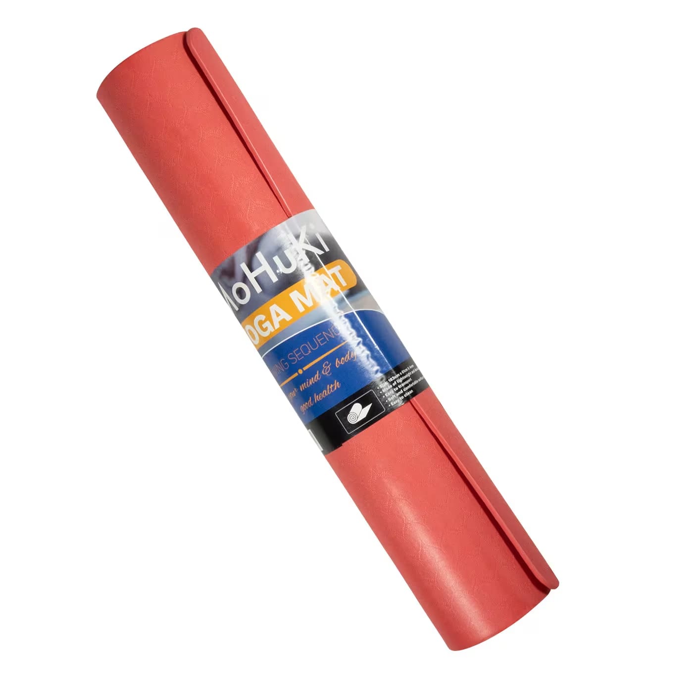 Mohuki Yoga Mat TPE - 4mm - Red