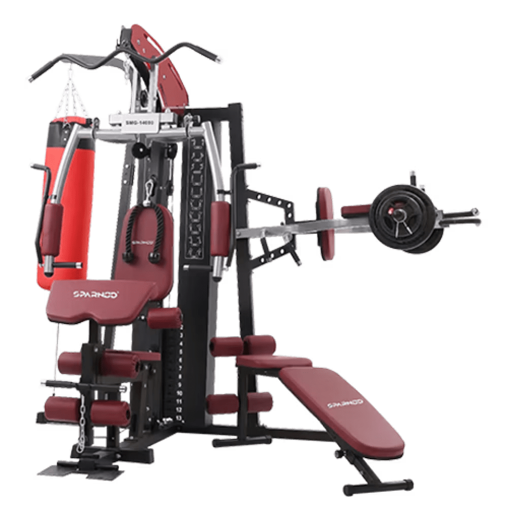 Sparnod Fitness SMG-14000 Three Station Multi Function Home Gym