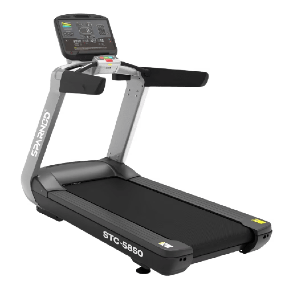 Sparnod Fitness STC-5850 (6 HP AC Motor) Automatic Motorized Walking and Running Commercial Treadmill