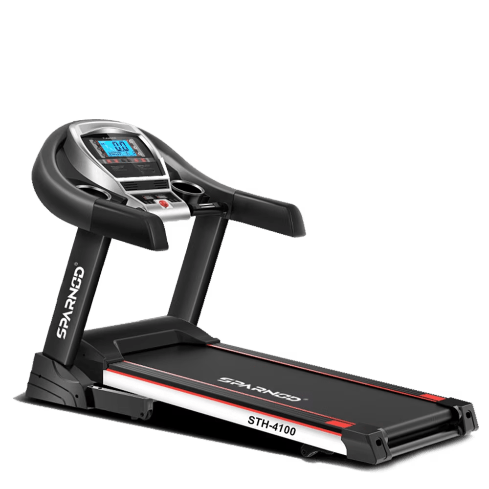 Sparnod Fitness STH-4100 (2.25 HP Motor) 15% Auto Incline Home use Treadmill