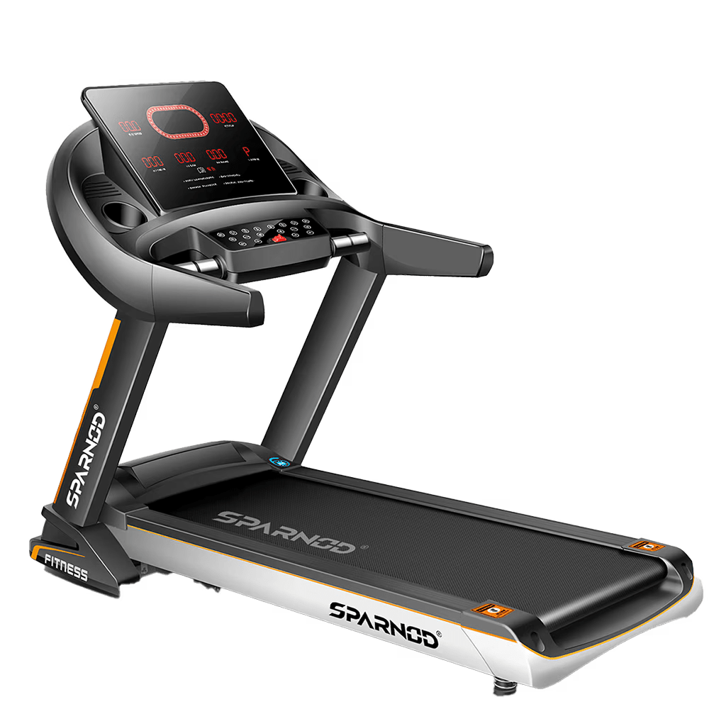 Sparnod Fitness STH-5700 (3 HP DC Motor) Large LED Display with auto incline Treadmill