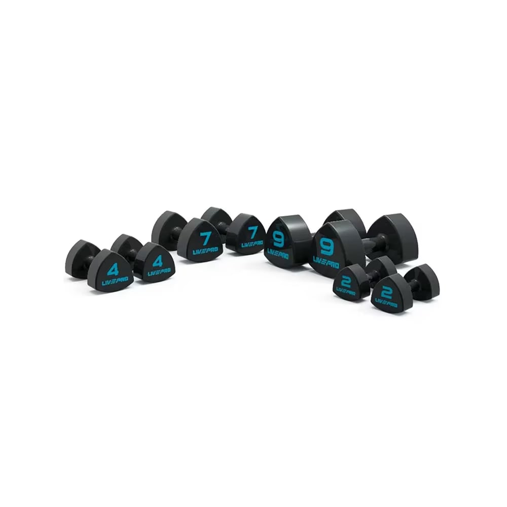 Livepro Studio Dumbbells 7Kg LP8070 Black