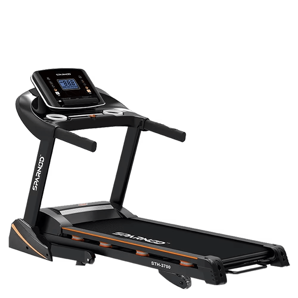 Sparnod Fitness STH-3700 (2 HP DC Motor) Motorized Walking and Running Treadmill