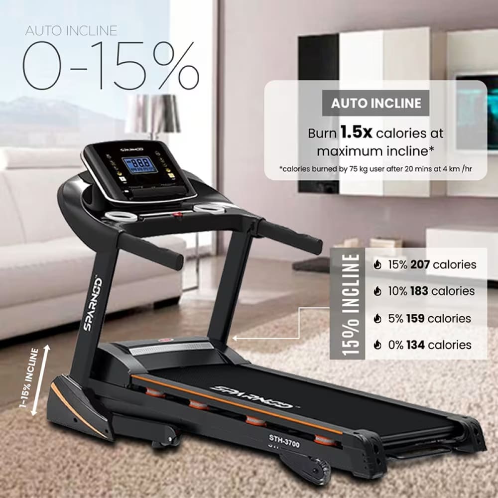 STH-3700 (2 HP DC Motor) Motorized Walking and Running Treadmill
