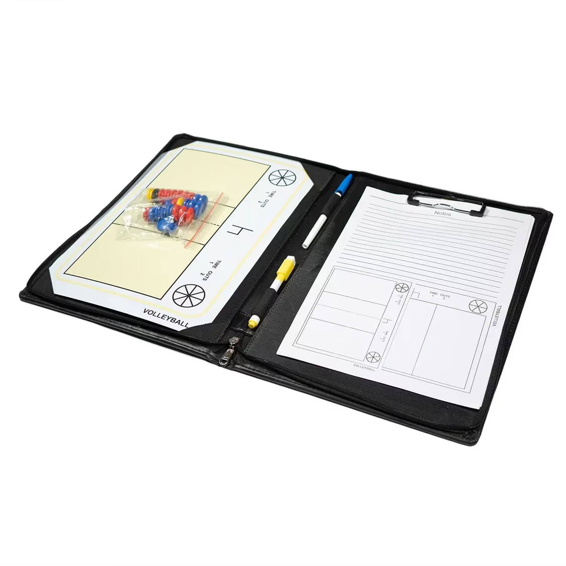 Dawson Sports Coaching Pro Magnetic Folder - Volleyball