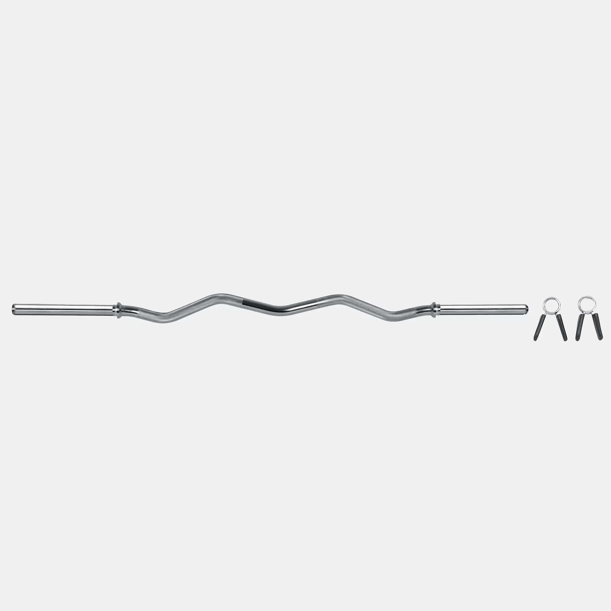 Body Sculpture Curl Bar 47"x1" Dia W/Clip Lock