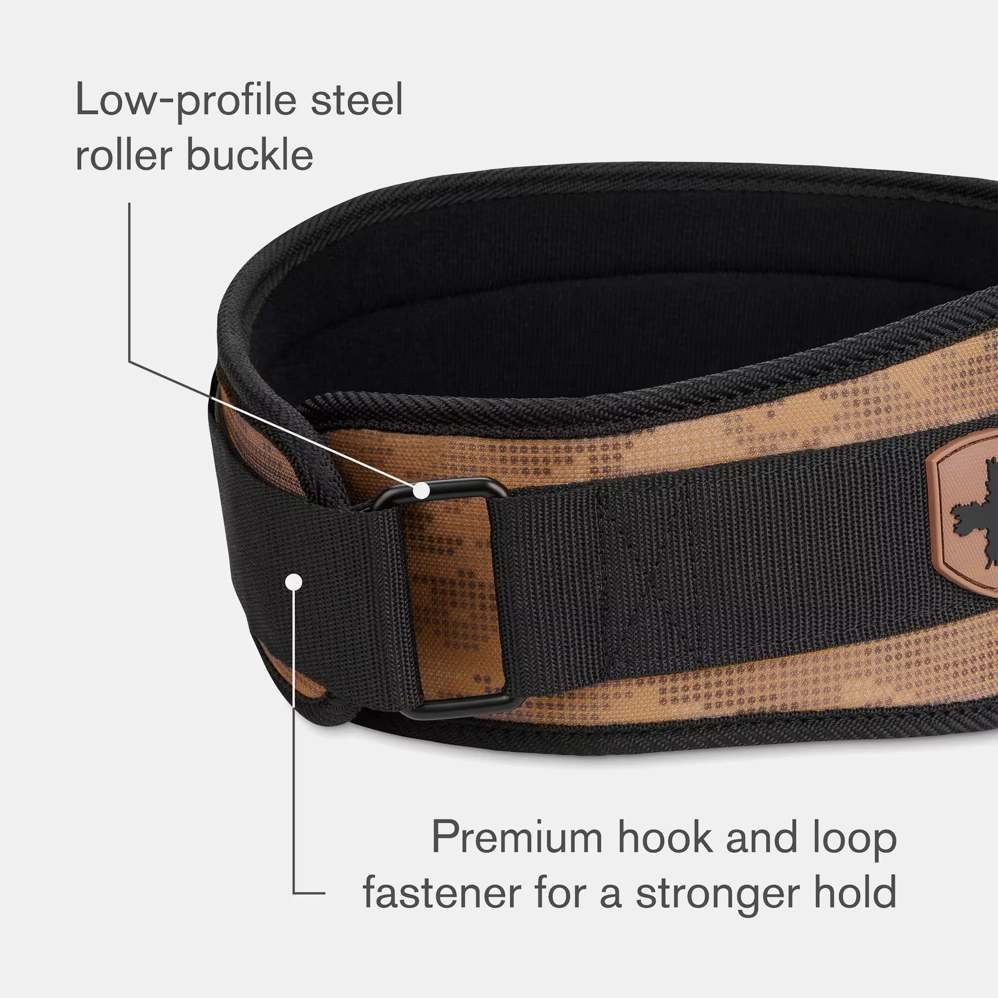 Harbinger 4.5In Foam Core Belt Tan Camo S