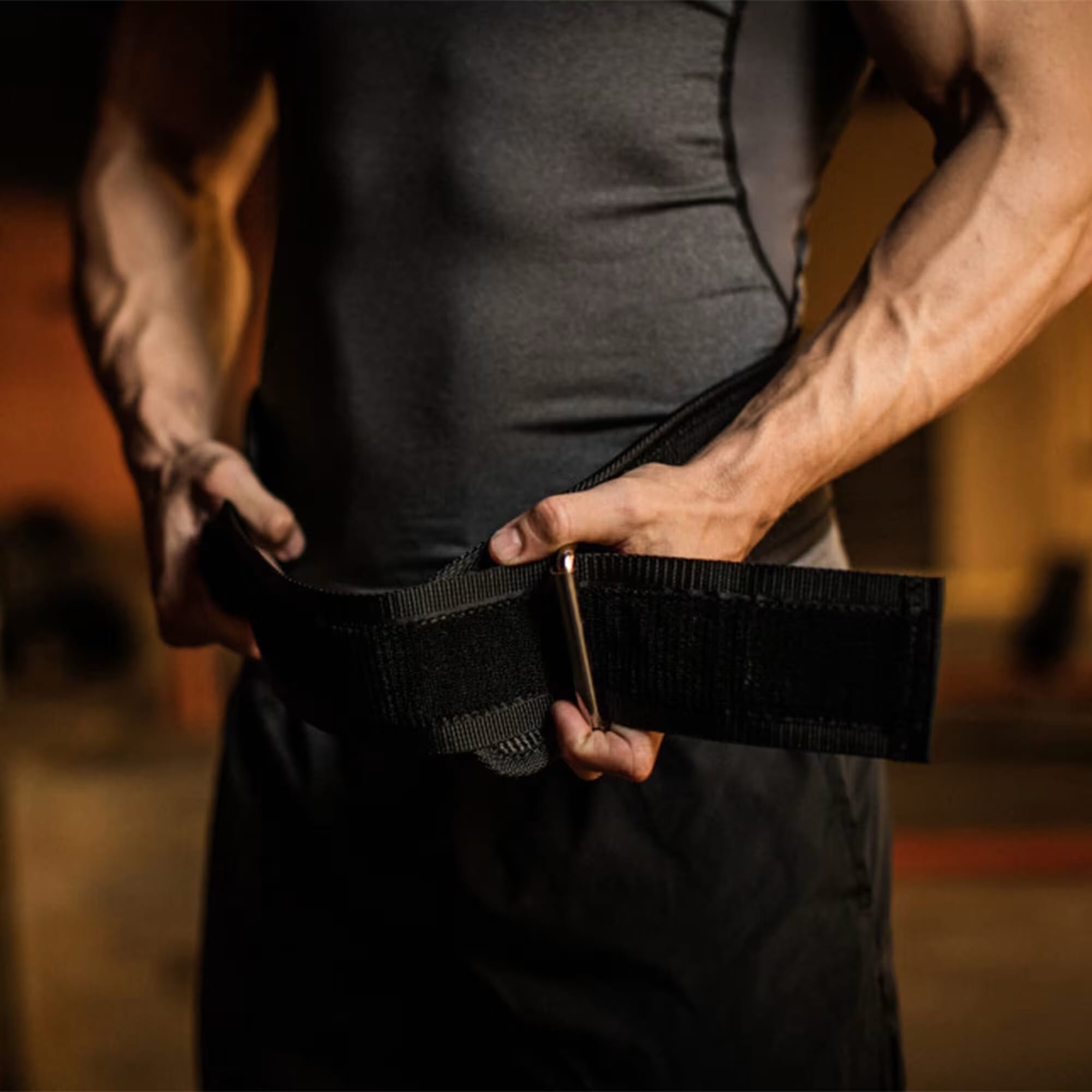 Harbinger 4 Inch Nylon Belt Black M