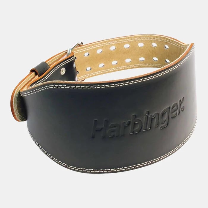 Harbinger 6 Inch Padded Leather Belt Black XL
