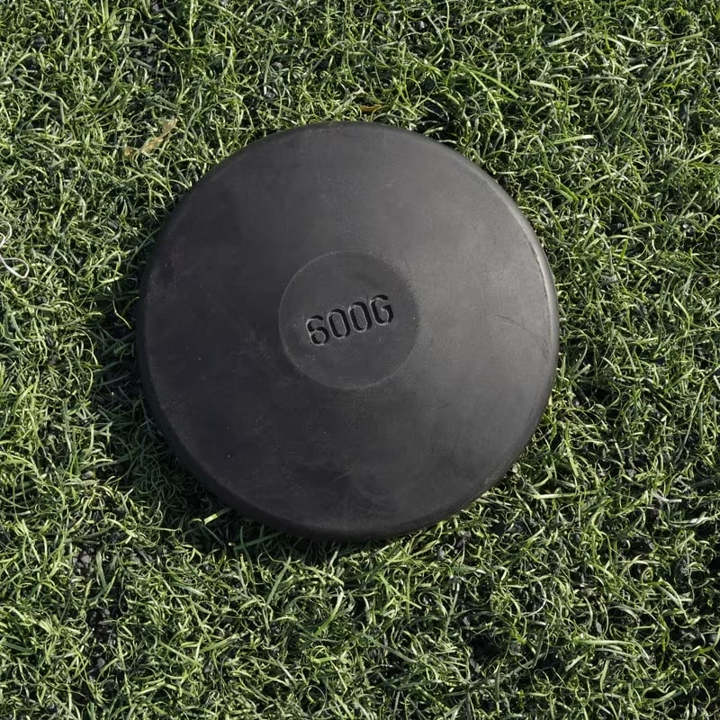 Dawson Sports Rubber Discus (Black)-2kg