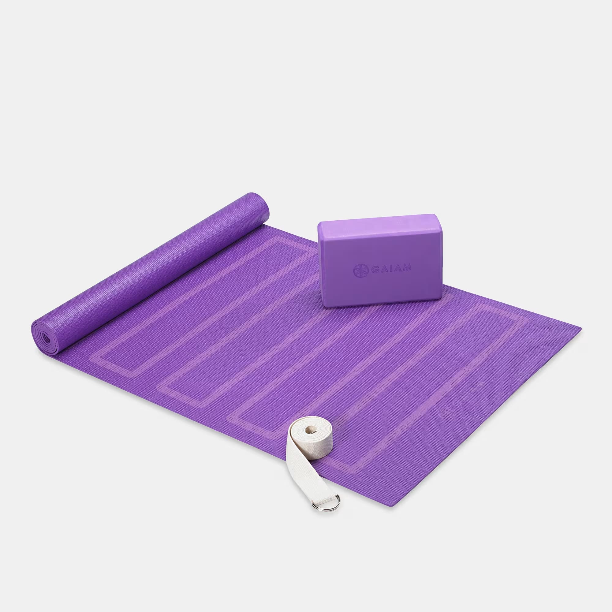 Gaiam Yoga Beginners Kit Purple