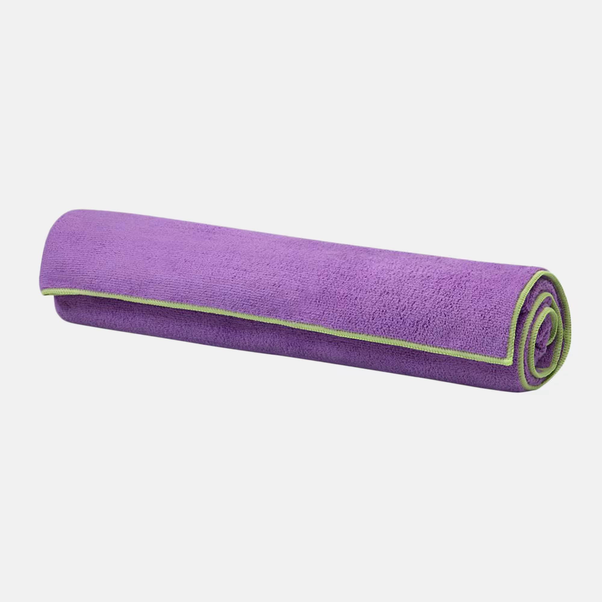 Gaiam Stay-Put Purple Jam Yoga Mat Towel