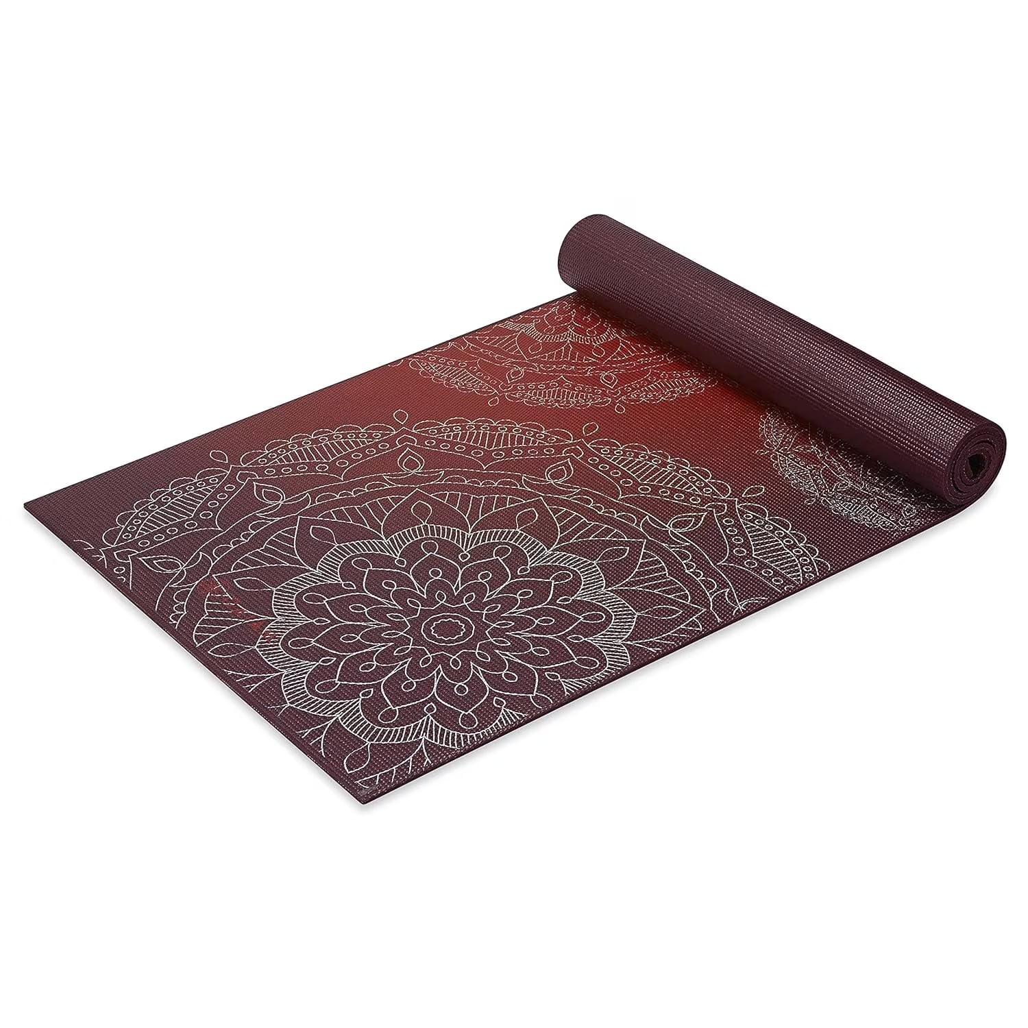 Gaiam Metallic Sunset Yoga Mat 6mm Premium Metallic