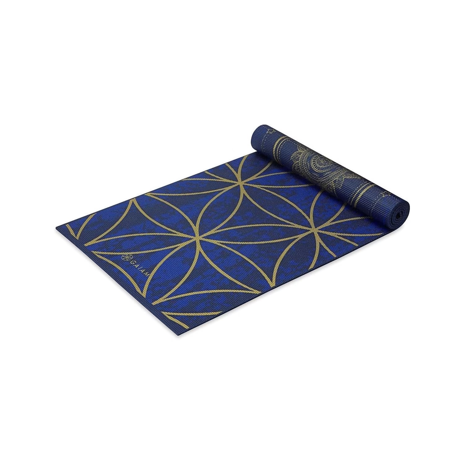 Gaiam Reversible Sun&Moon Yoga Mat 6mm Premium Metallic