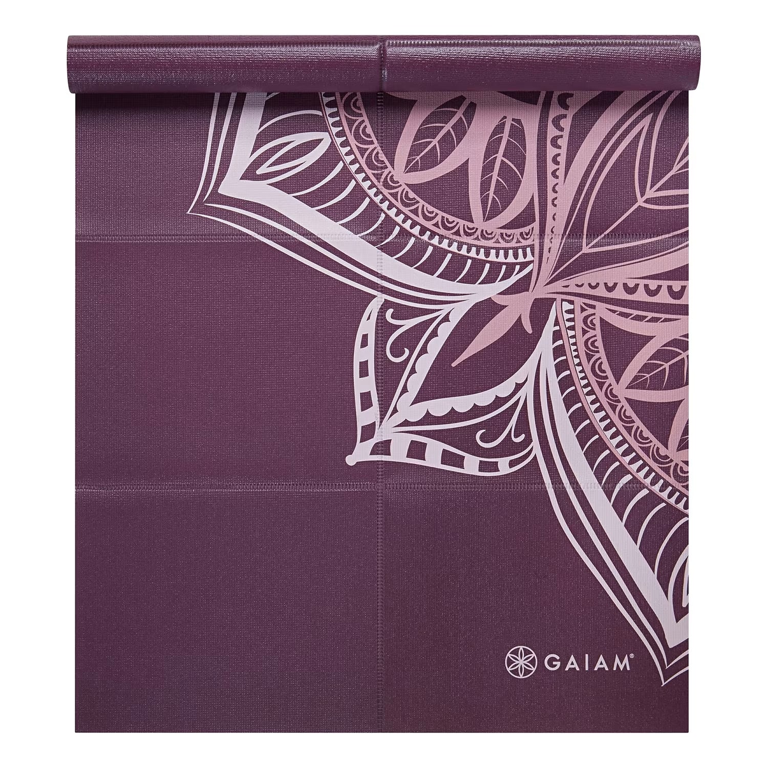 Gaiam Foldable Cranberry Point Yoga Mat (2mm)