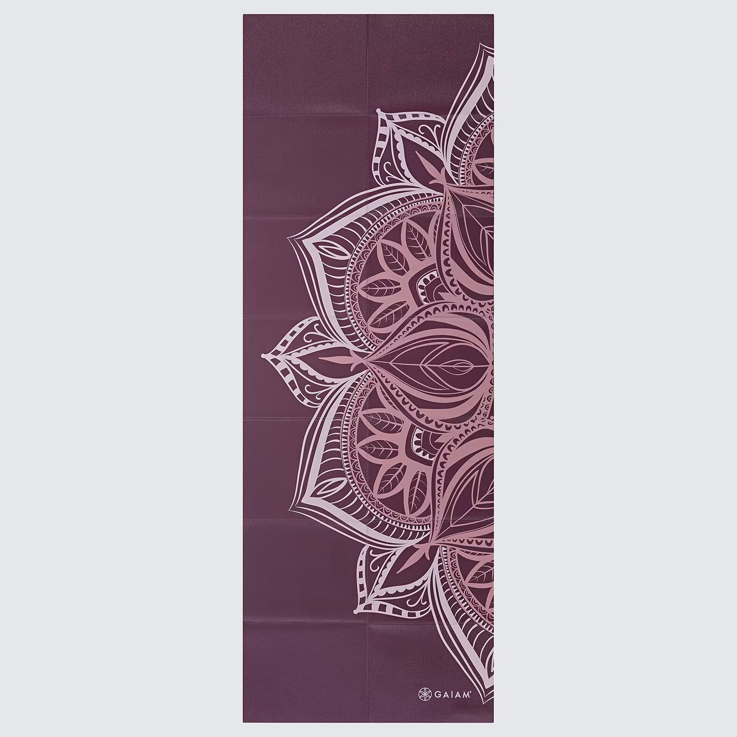Gaiam Foldable Cranberry Point Yoga Mat (2mm)
