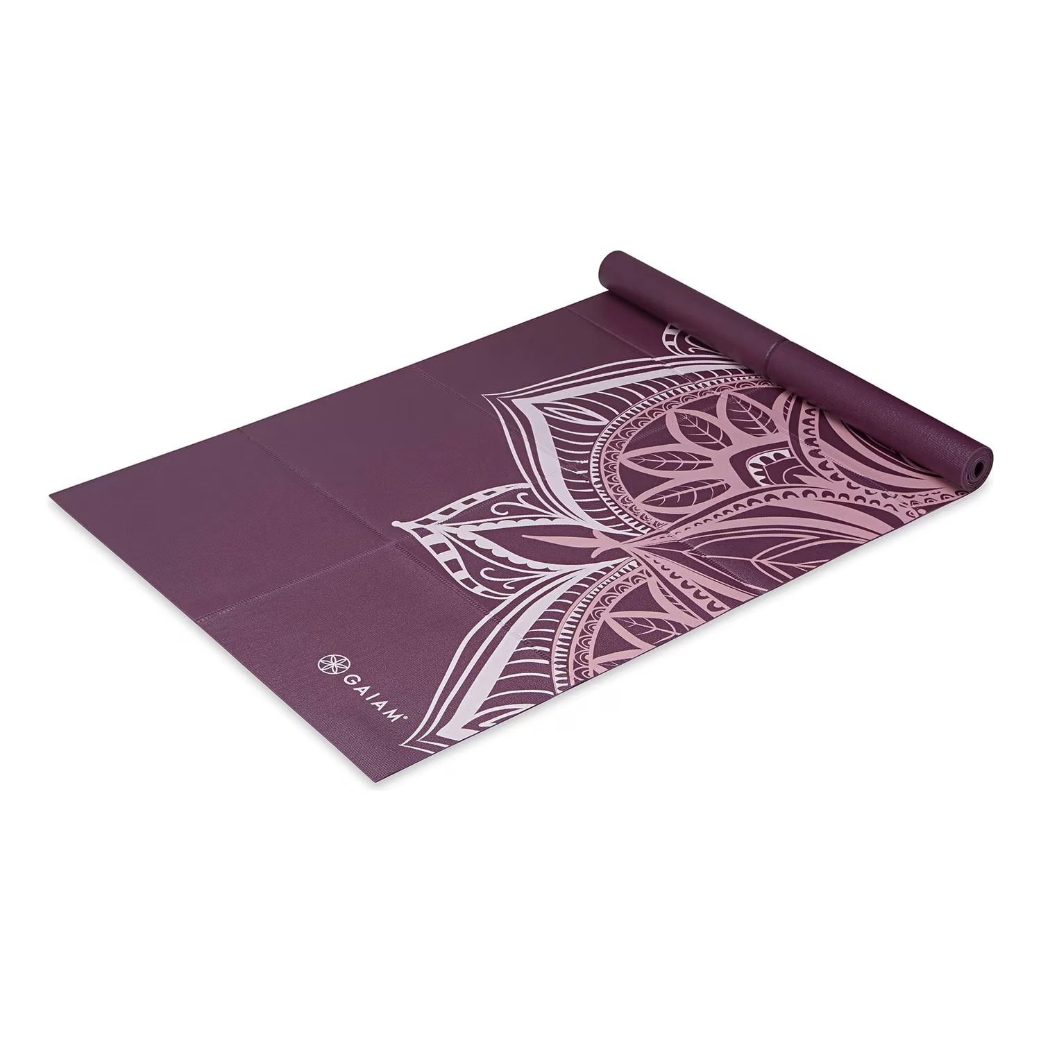 Gaiam Foldable Cranberry Point Yoga Mat (2mm)