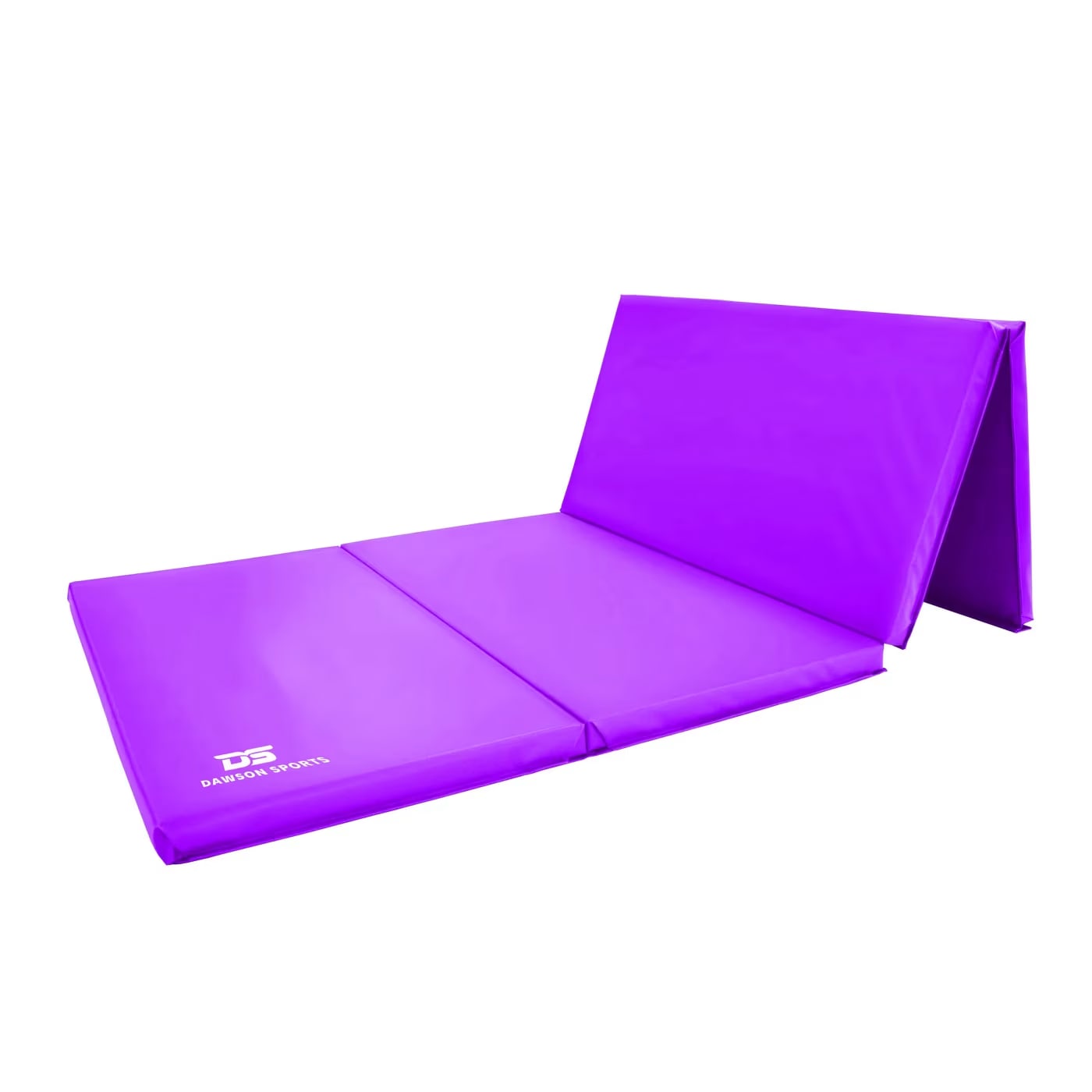 Dawson Sports Gymnastic Folding Mat with Velcro (122 x 244 x 5cm) - Purple