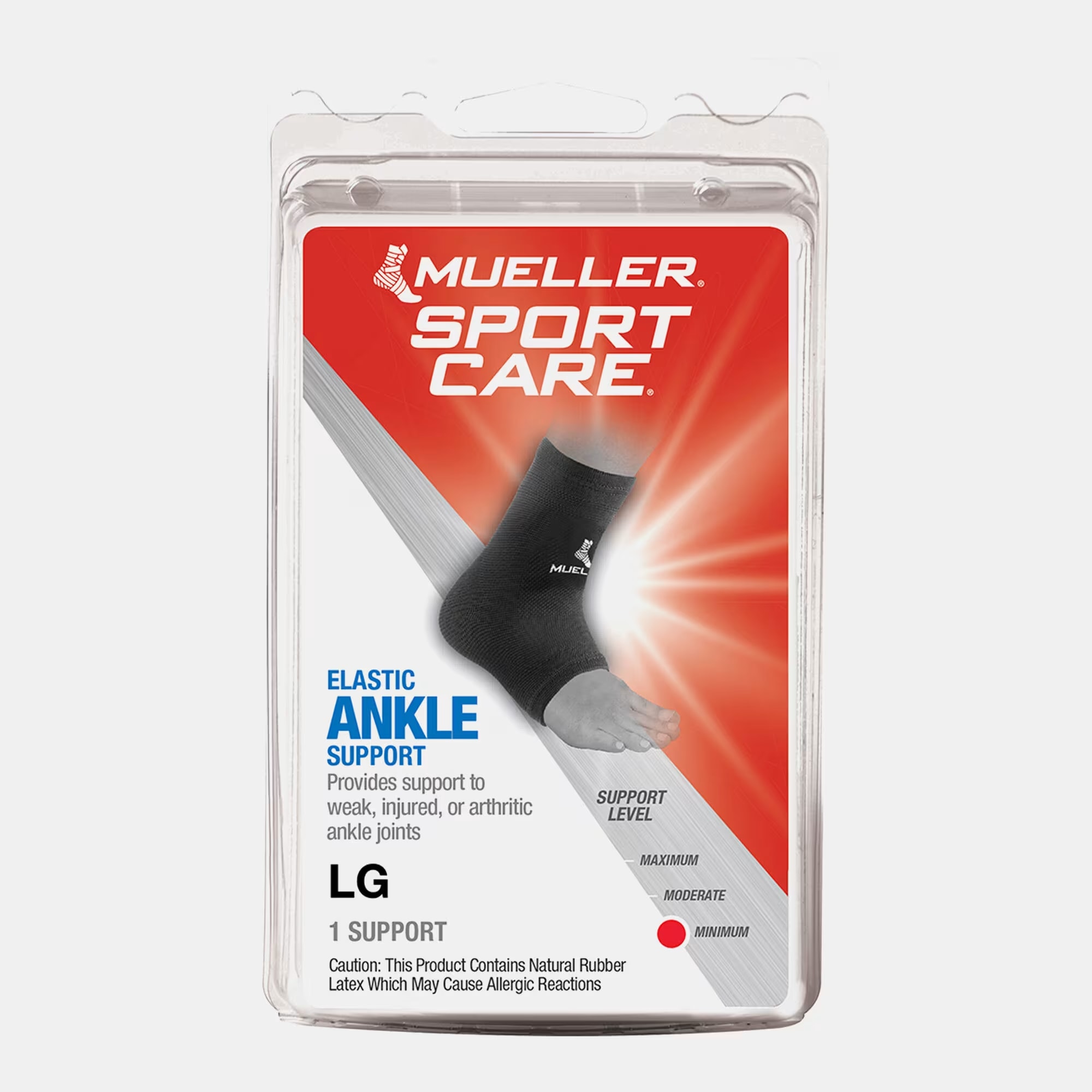Mueller Elastic Ankle Support Black M