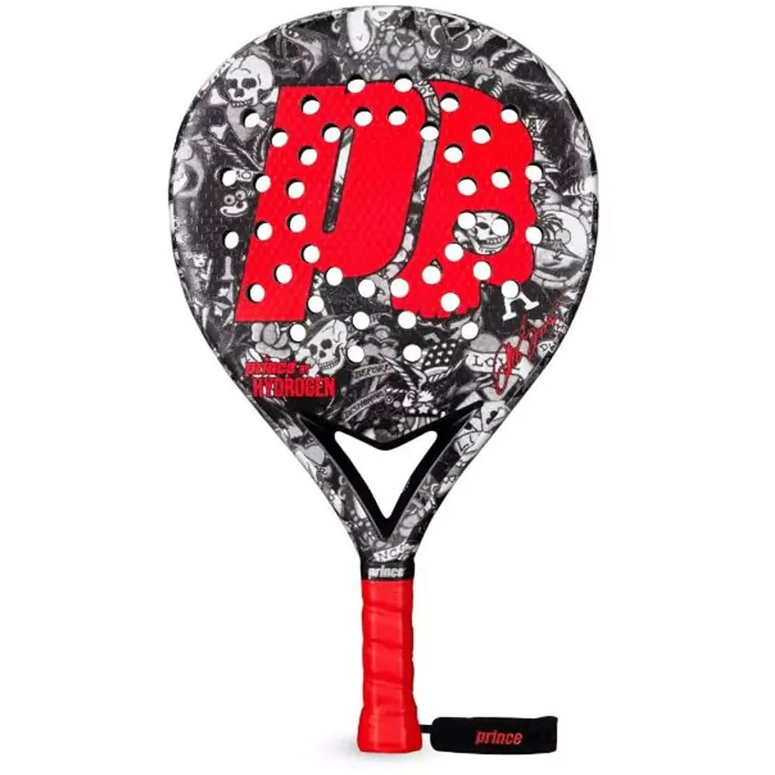 Prince Hydrogen Padel Racket Rocket Tattoo