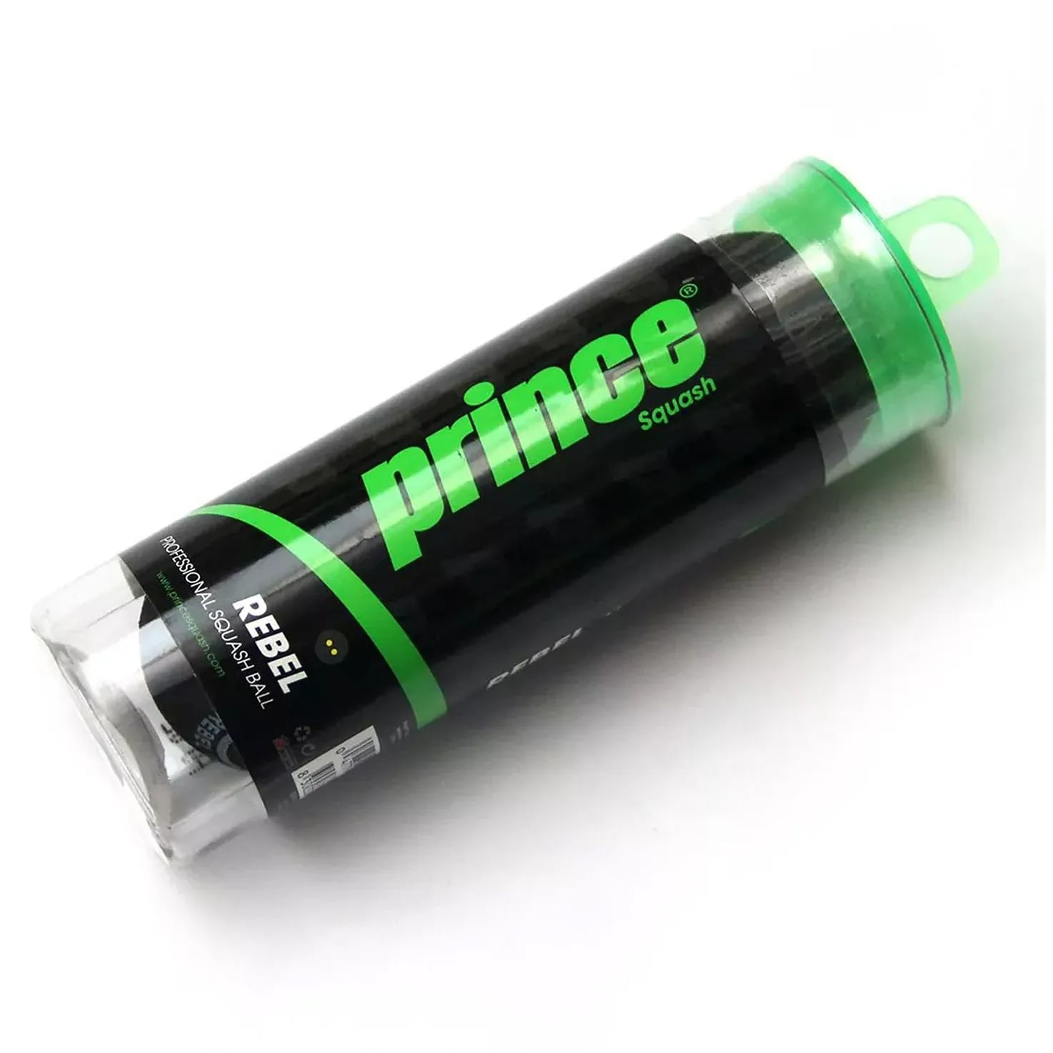 Prince Squash Balls Rebel Double Yellow 3B Tube