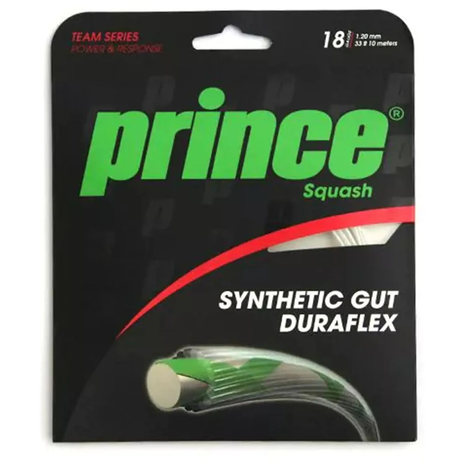 Prince Squash String Synthetic Gut With Duraflex 18G