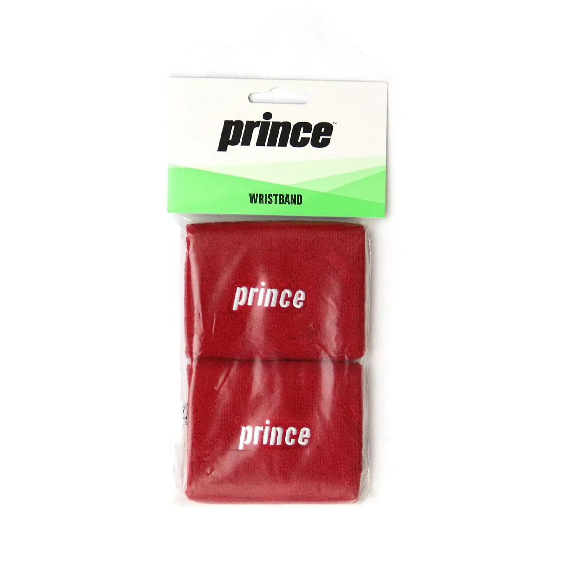 Prince Wristband, Red/White