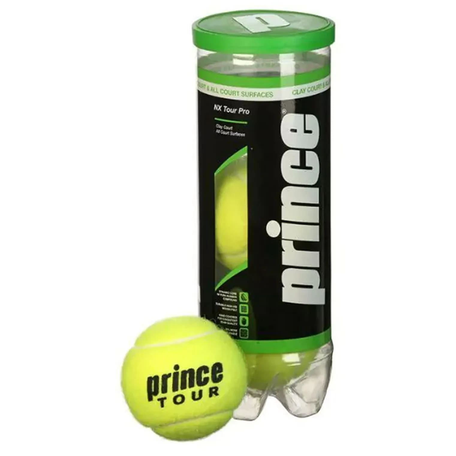 Prince Nx Tour Pro Tennis Ball 3B Can