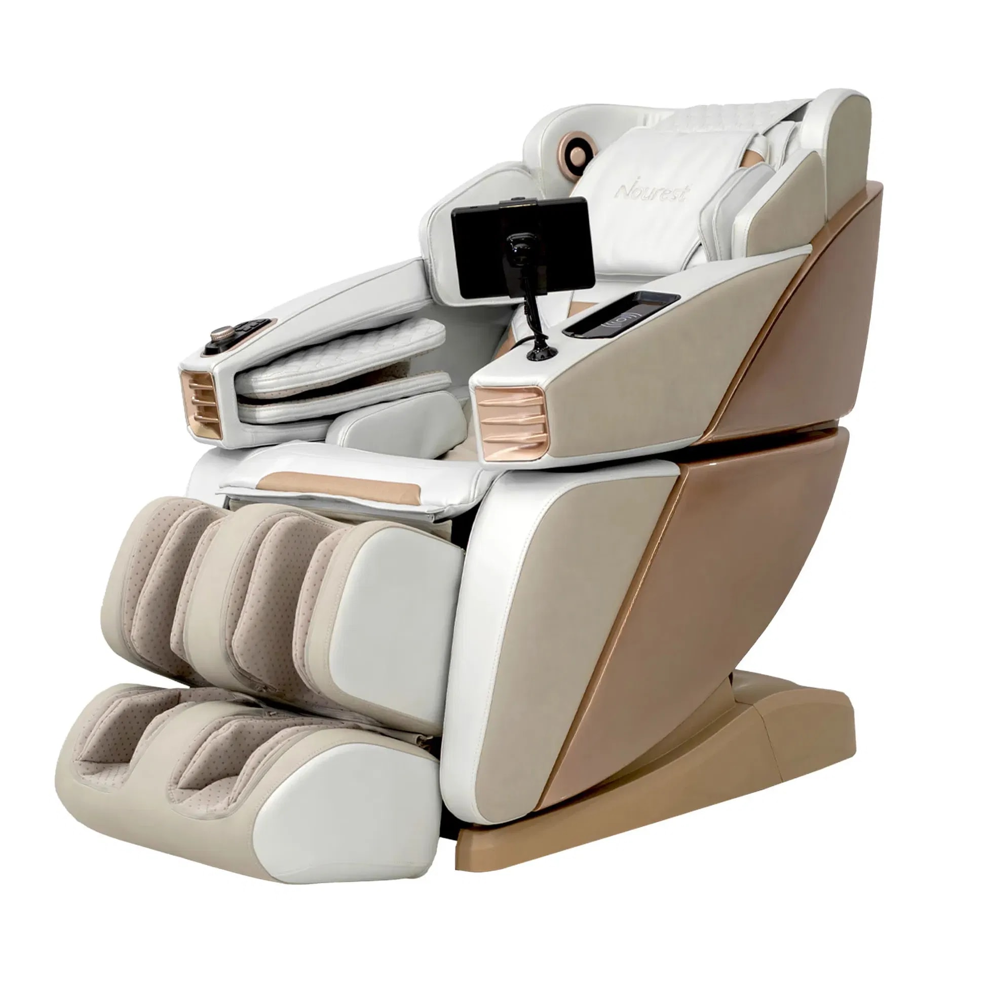 Nourest Ark Full Body Intelligent Massage Chair, Golden Grey
