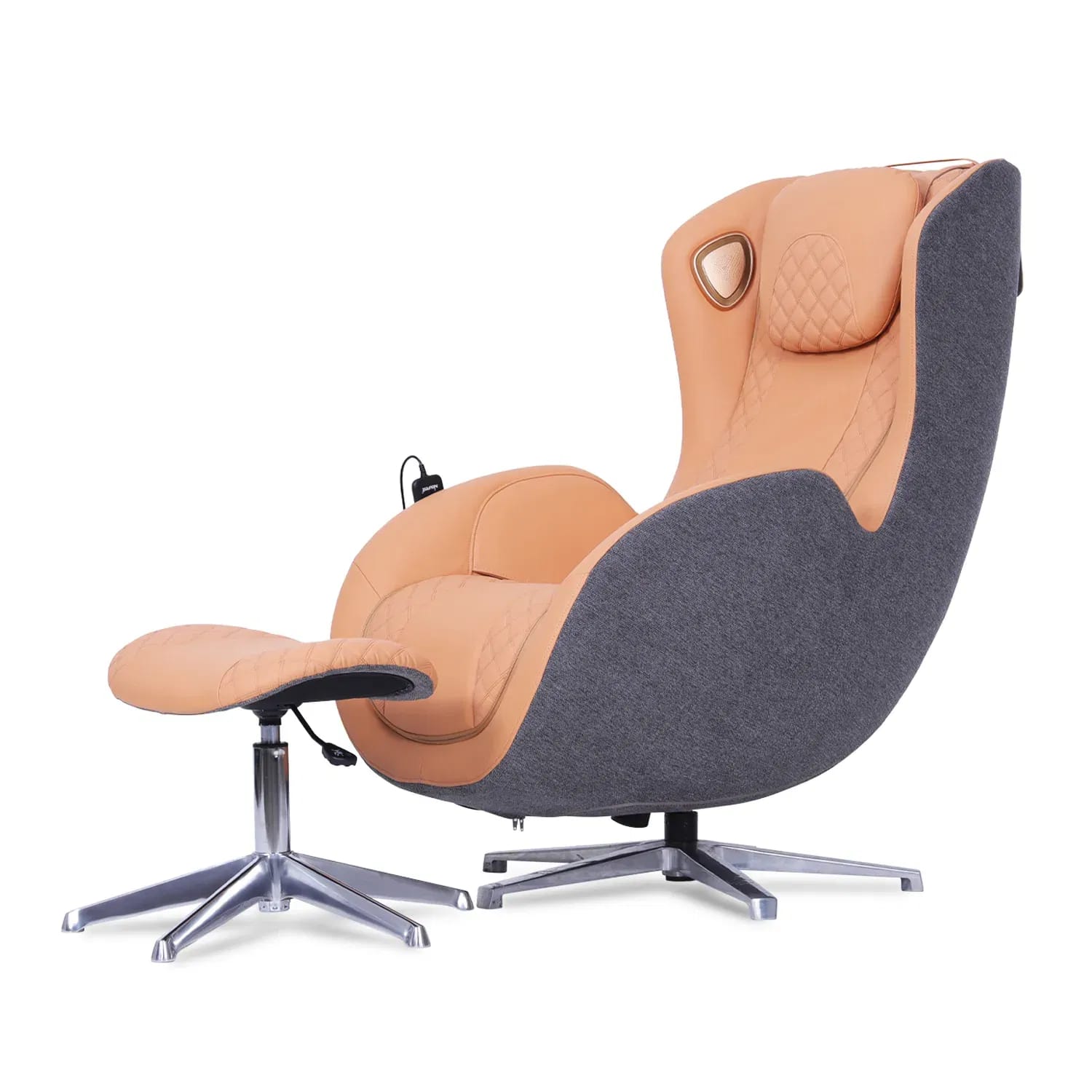 Nourest Orion 3D Rocking Recline Massage chair With Ottoman V2.0, Brown