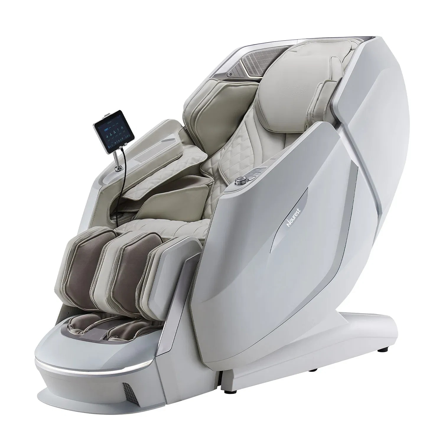 Nourest Stellar 4D Dual Roller Luxury AI Massage Chair [Limited Edition], White
